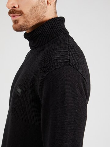 G-STAR Sweater 'Fisherman' in Black