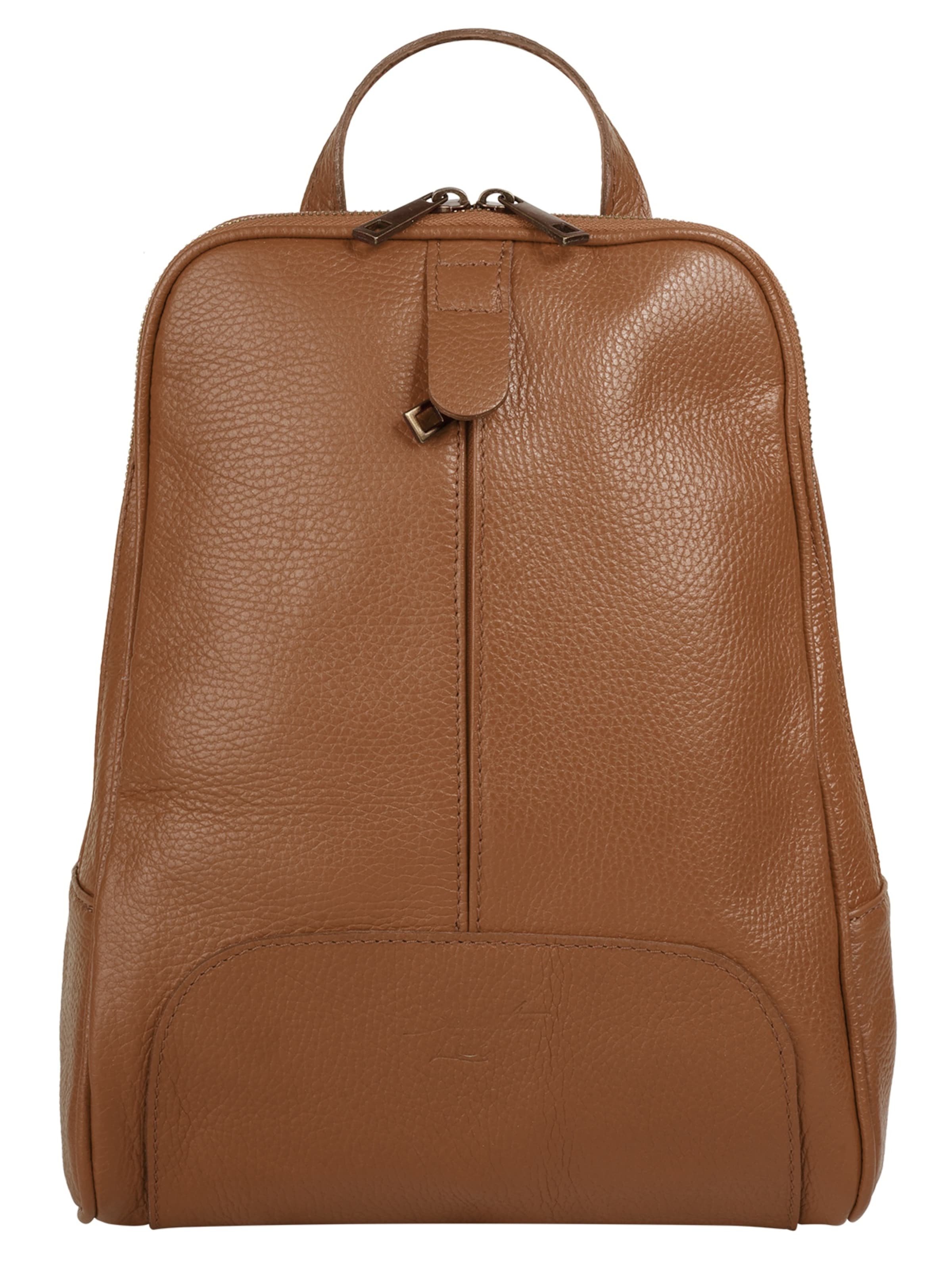 Samantha Look Backpack in Brown: front