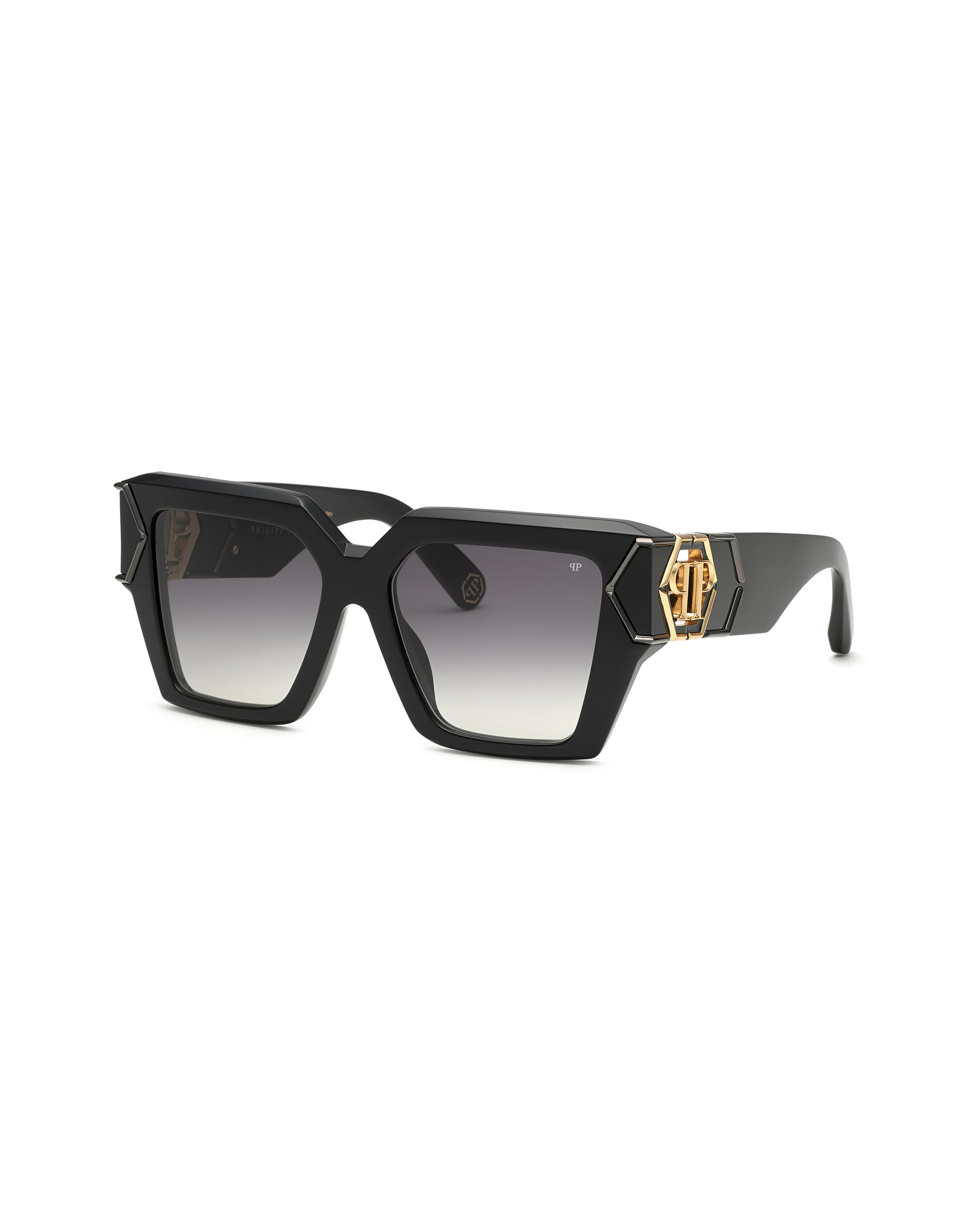 Philipp Plein Sonnenbrille 'Hera' in Schwarz: Vorderseite