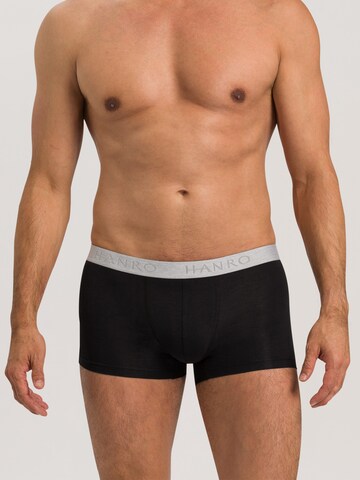 Hanro Boxer shorts 'Cotton Essentials' in Black: front