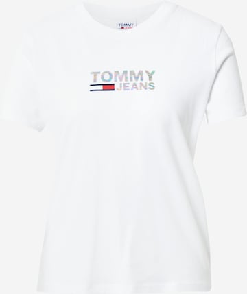 Tommy Jeans Tričko - biela: predná strana