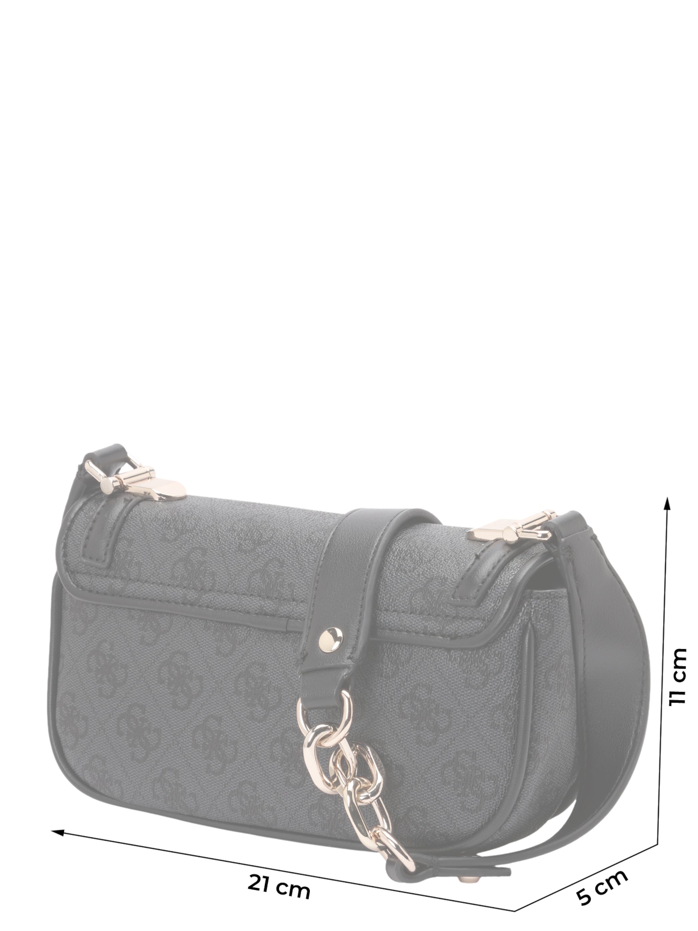 GUESSTorba preko ramena 'DEA CROSSBODY FLAP' - crna boja