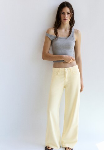 Pull&Bear Baggy Farmer - sárga