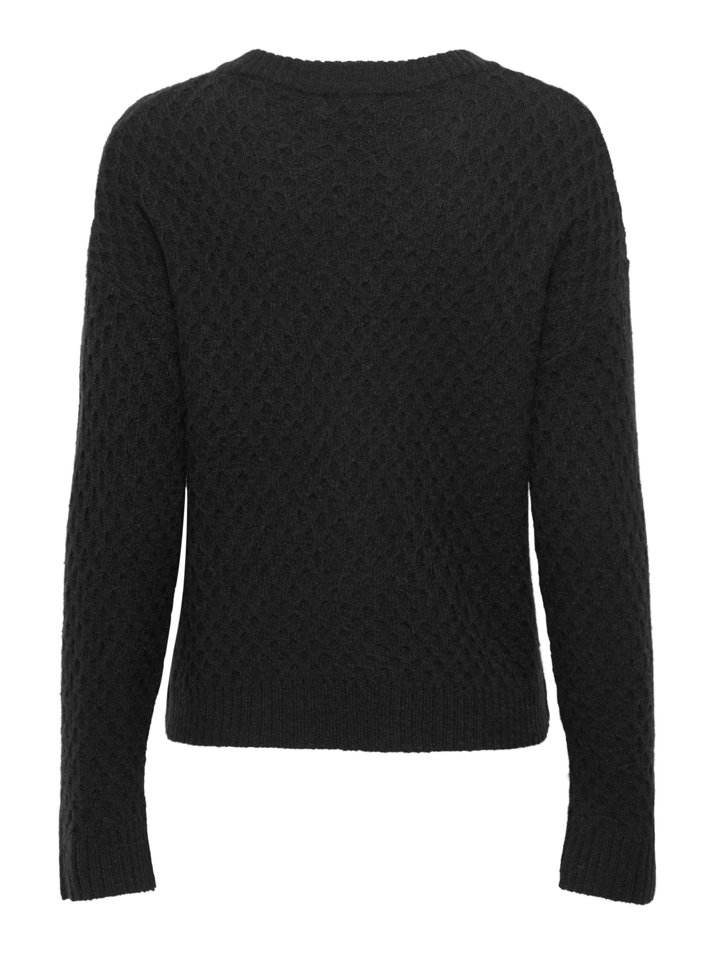 JDY Pullover 'JDYBigum' in Schwarz