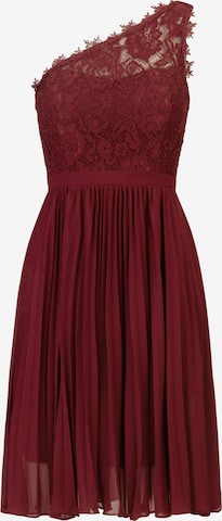 KraimodKoktel haljina - crvena boja: prednji dio