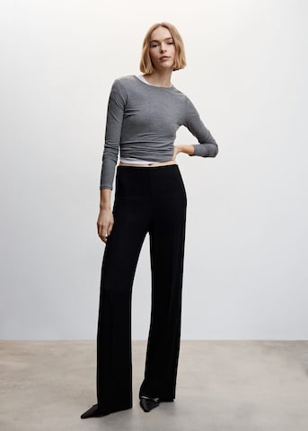 MANGO Loose fit Pants 'pauline' in Black