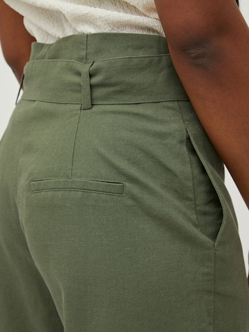 Wide leg Pantaloni de la Vila Tall pe verde