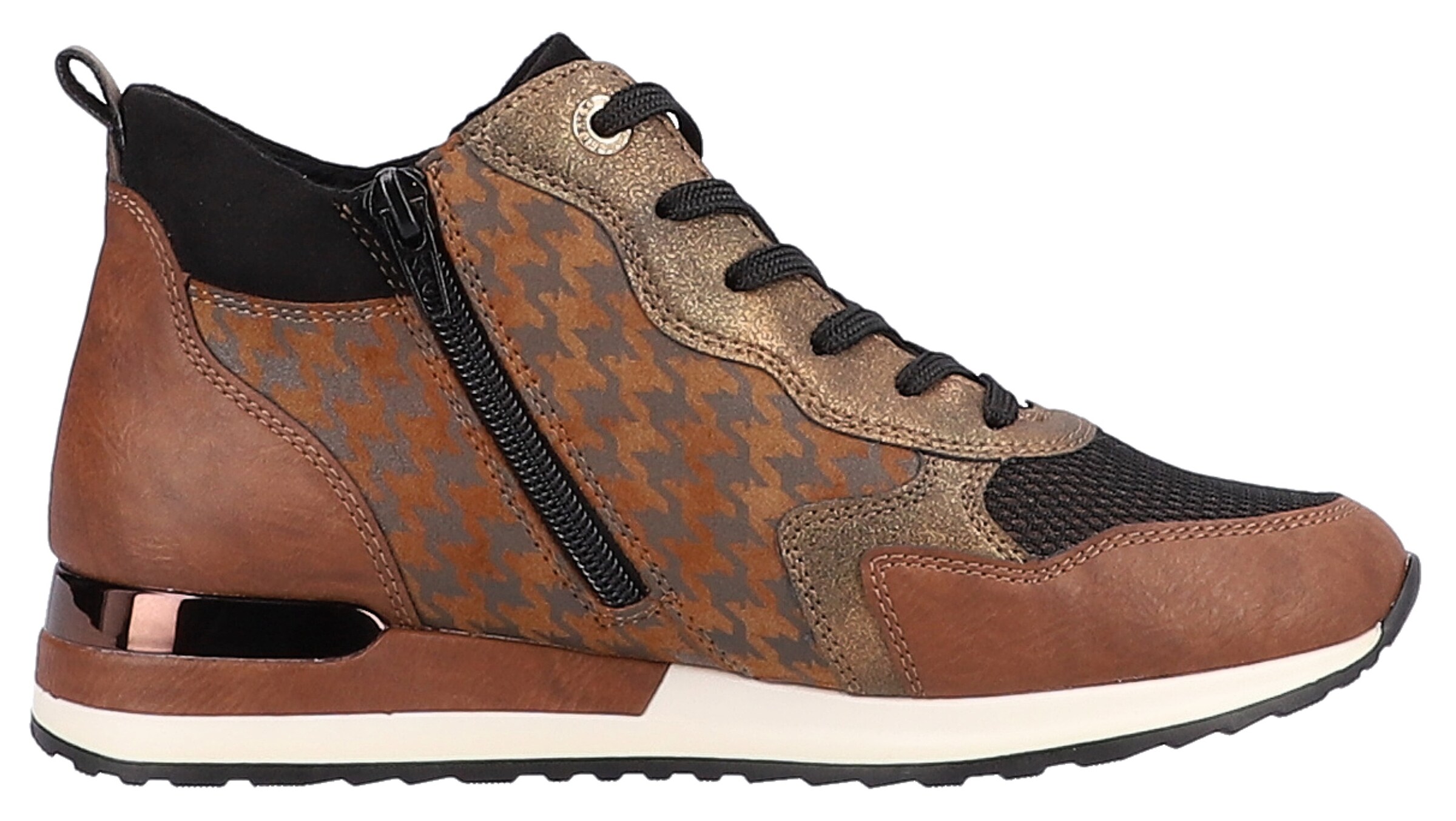 Sneaker alta di REMONTE in marrone