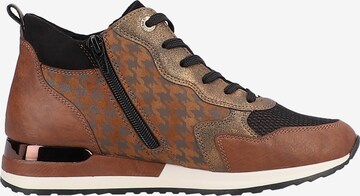 REMONTE High-Top Sneakers in Brown