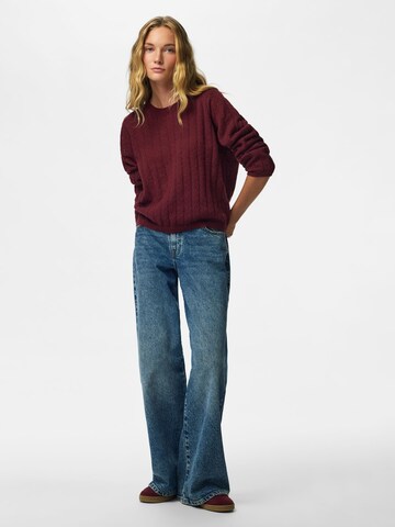 PIECES Pullover in Rot