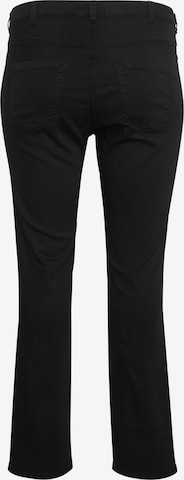 Slimfit Jeans 'Willa' de la KAFFE CURVE pe negru