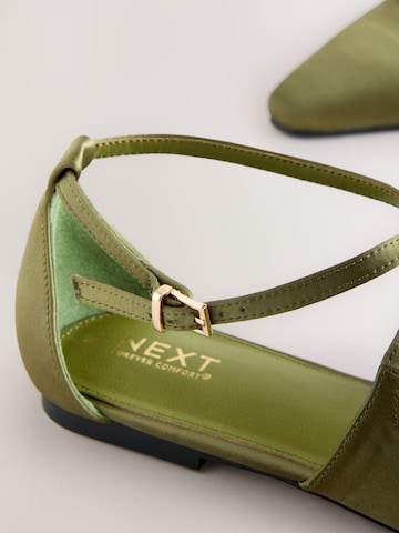 zaļš Next Balerīnas ar siksniņu 'Forever Comfort'