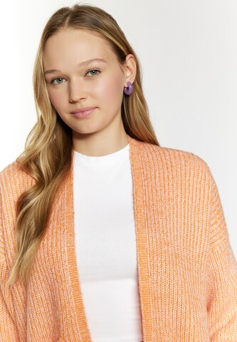 MYMO Knit Cardigan 'Blonda' in Orange