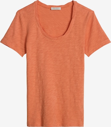 T-shirt Marc O'Polo en orange : devant