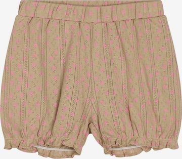 NOA NOA miniature Tapered Housut 'Baby Bonet' värissä beige: etupuoli