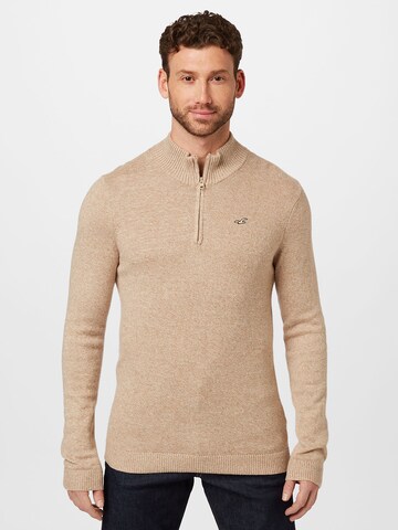HOLLISTER Pullover in Braun: Vorderseite