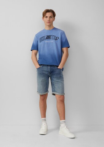 QS Shirt in Blauw