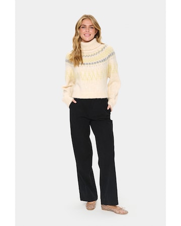 SAINT TROPEZ Trui in Beige