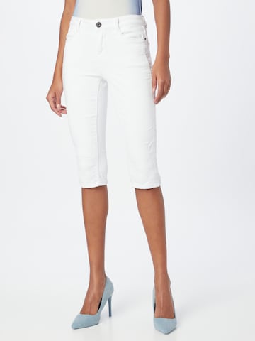 Soccx Slim fit Jeans in White: front