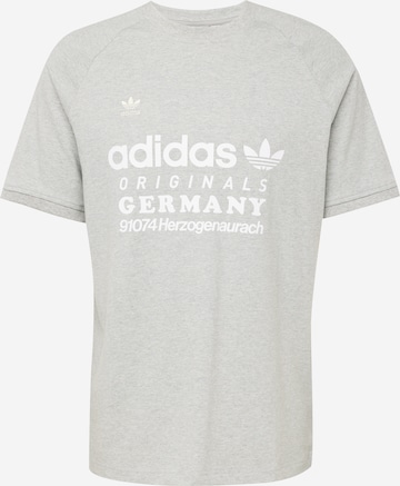 ADIDAS ORIGINALS Shirt in Grey: front