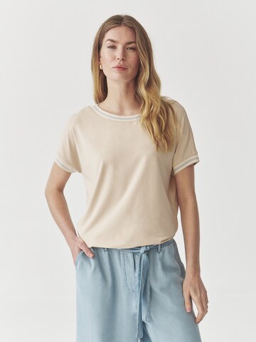T-shirt 'KAJSA' TATUUM en beige : devant