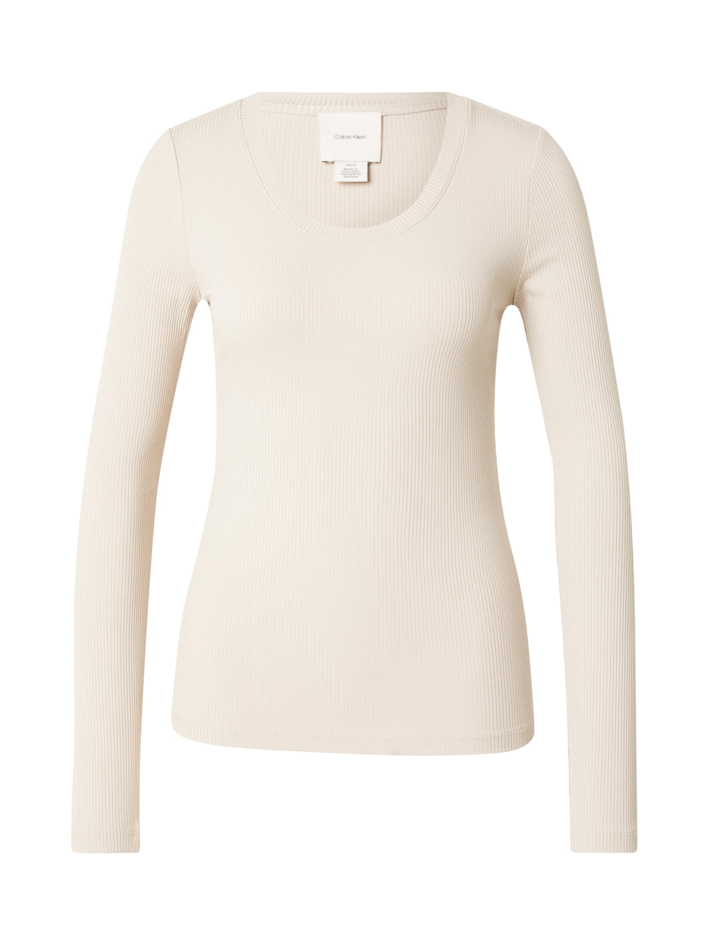 Calvin Klein Póló - bézs: elől