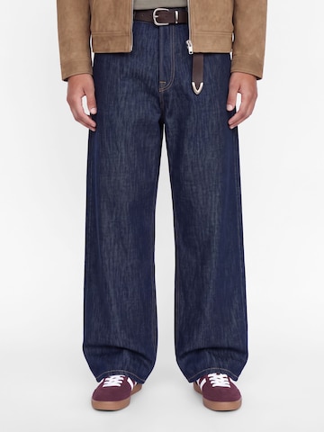 JACK & JONES Wide leg Jeans 'DAVE' in Blue: front
