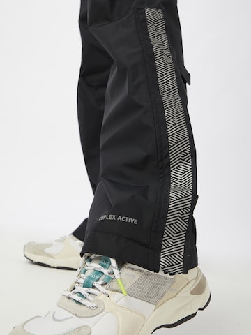 VAUDE Regular Workout Pants 'Wo Luminum' in Black