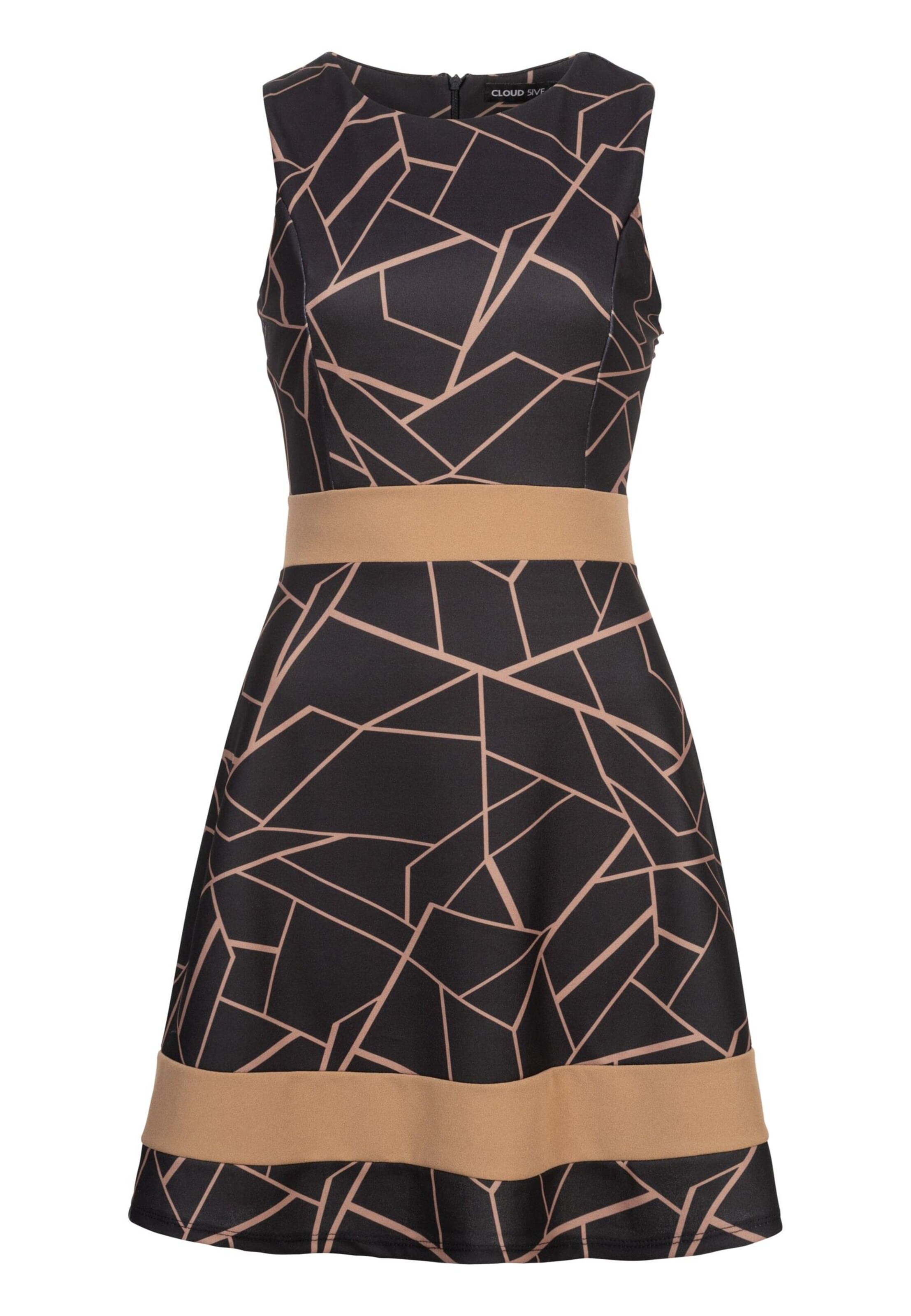 Cloud5ive Dress in Black: front