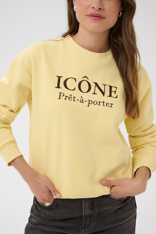 Kaffe - Sweatshirt em amarelo