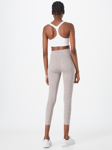 Varley Skinny Workout Pants 'Let's move' in Grey