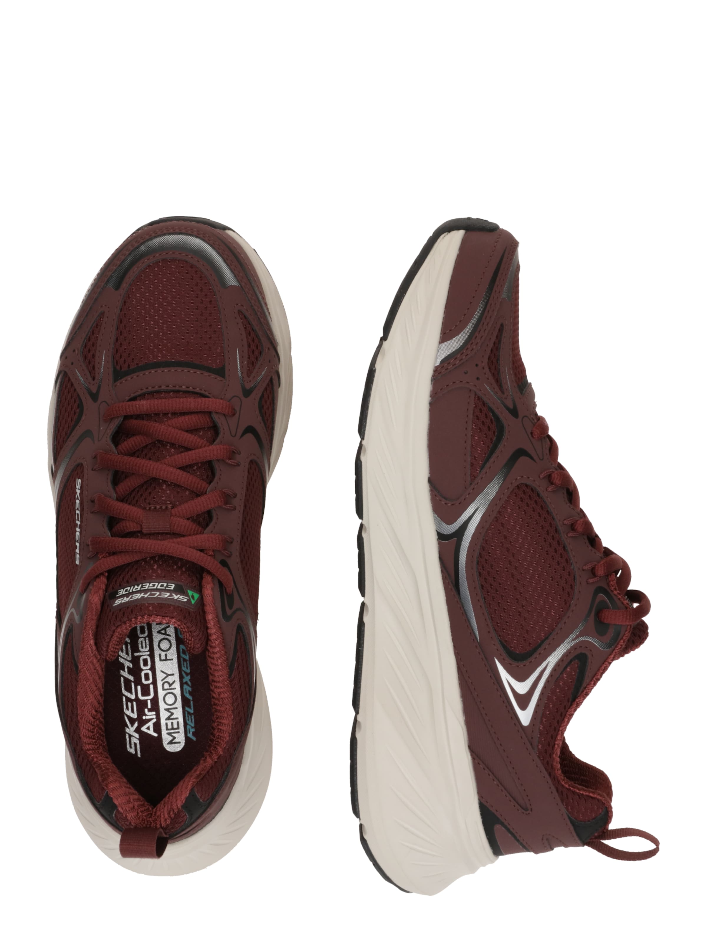 Baskets basses 'EDGERIDE - EXODIS' SKECHERS en rouge