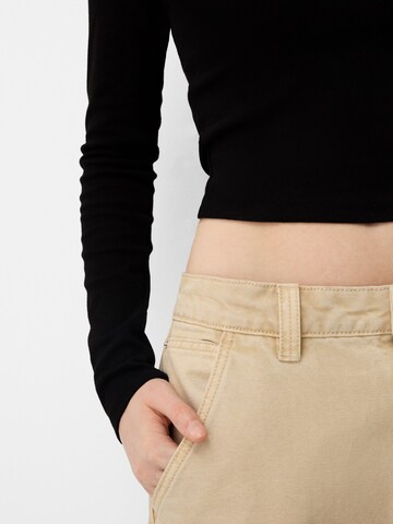 Bershka Koszulka w kolorze czarny