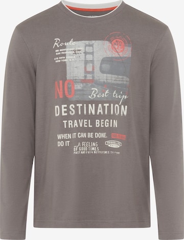 Man's World Shirt 'Man's World' in Grau: Vorderseite