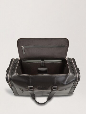 NEGOTIA Leather Weekend bag 'Marent' in Black