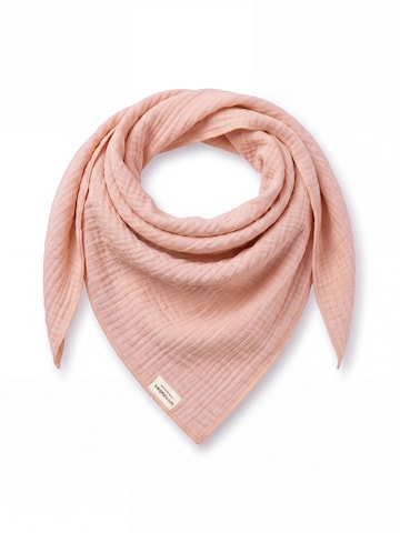 wundabaa Scarf 'mus 130x130x180' in Orange: front