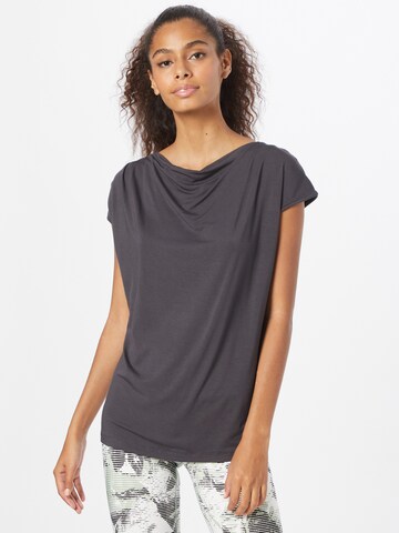 CURARE Yogawear Functioneel shirt in Grijs: voorkant