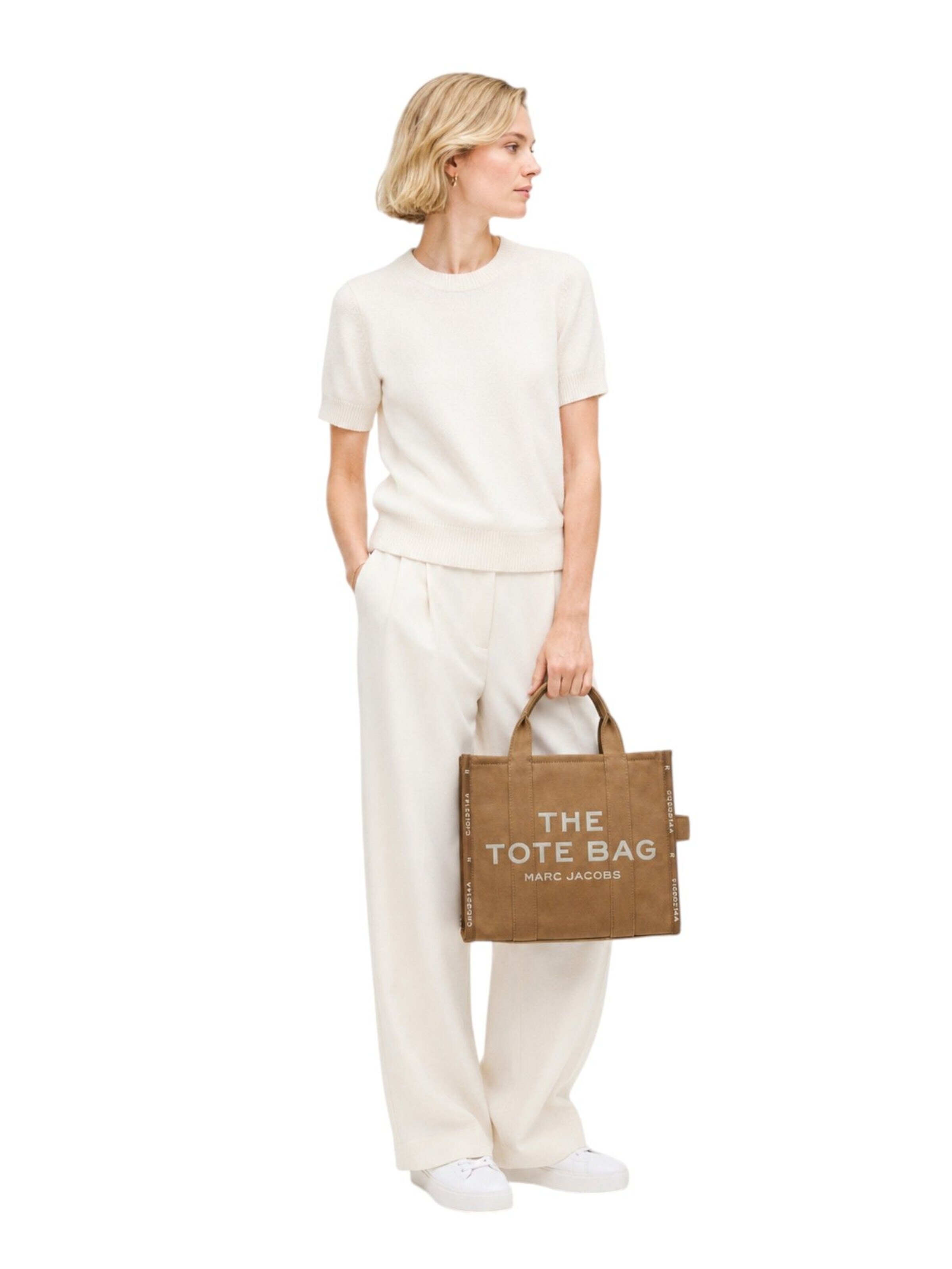 Marc Jacobs Shopper 'Medium Tote' in Bruin: voorkant