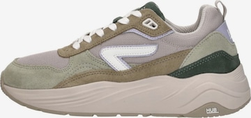 Baskets basses 'Glide' HUB en gris : devant