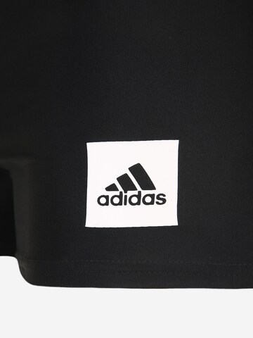 ADIDAS SPORTSWEAR Athletic Swim Trunks in Black