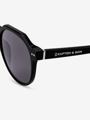 Kapten & Son Okulary przeciwsłoneczne 'Lisbon All Black' w kolorze czarny