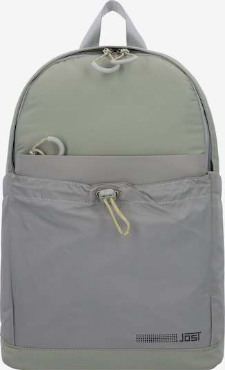 JOST Sac à dos 'Lohja' en jaune / gris clair / kaki, Vue avec produit