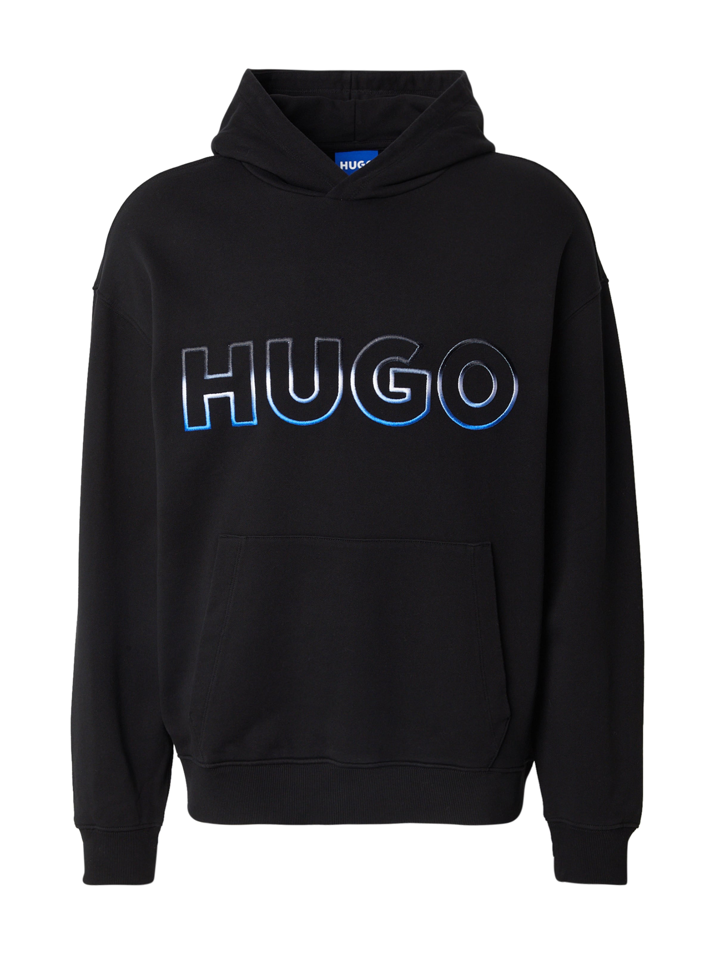 HUGO Свитшот 'Nogudi' в Черный: спереди