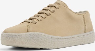 Baskets basses CAMPER en beige : devant