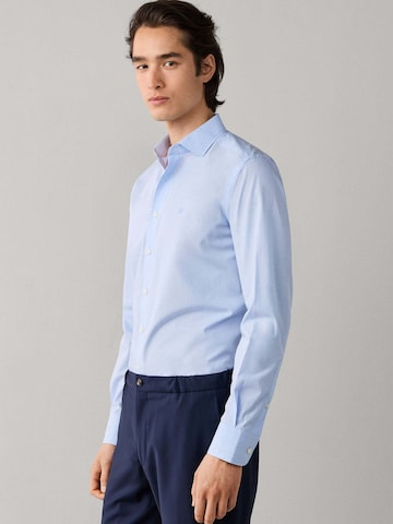 Hackett London Regular fit Overhemd in Blauw