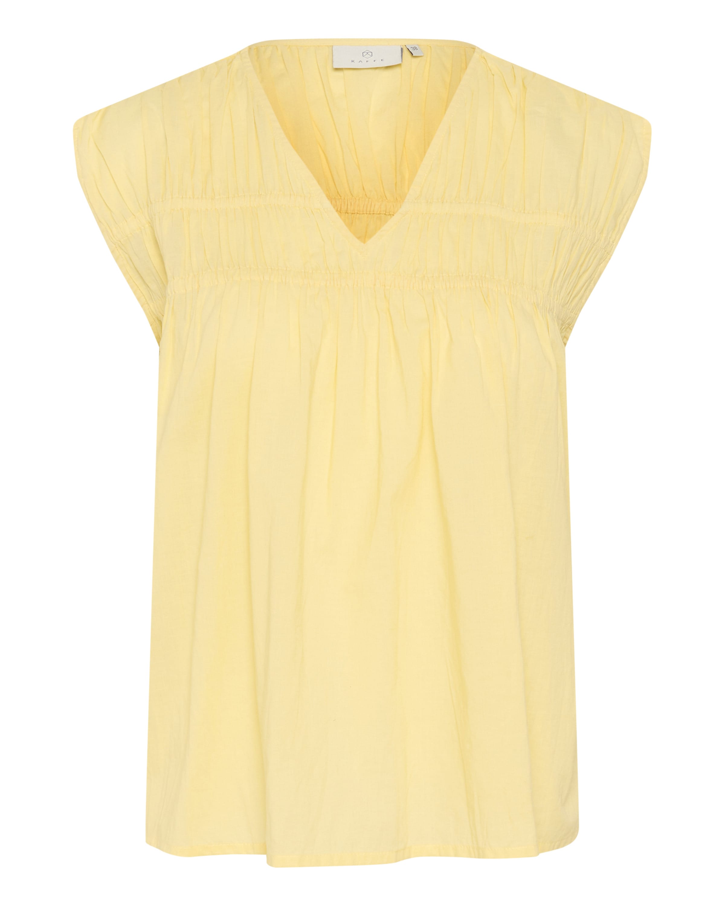 Kaffe - Blusa 'KAThua' em amarelo: frente