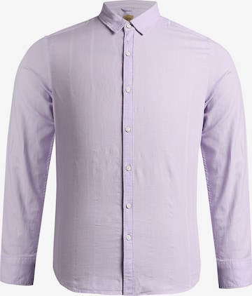 Campus Sutra - Ajuste regular Camisa 'Lane' en lila: frente