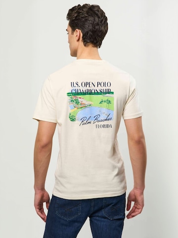 U.S. POLO ASSN. Regular Fit T-shirt ' UMDalha ' in Grau