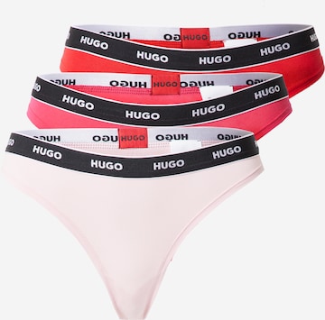 String HUGO Red en rose : devant