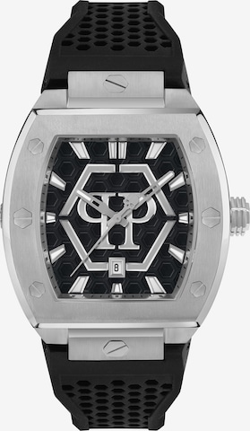 Philipp Plein - Reloj analógico ' Hexagon ' en negro: frente
